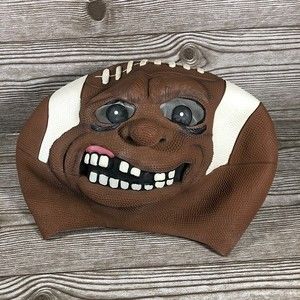 Vintage Madballs Halloween Mask Football Full Head Rubber Latex Mask